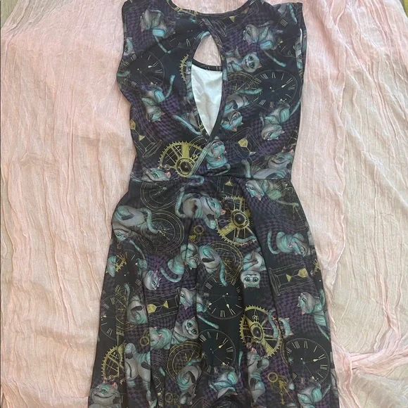 NWNT Steampunk Cheshire Cat Dress Alice in Wonderland - Picture 8 of 8